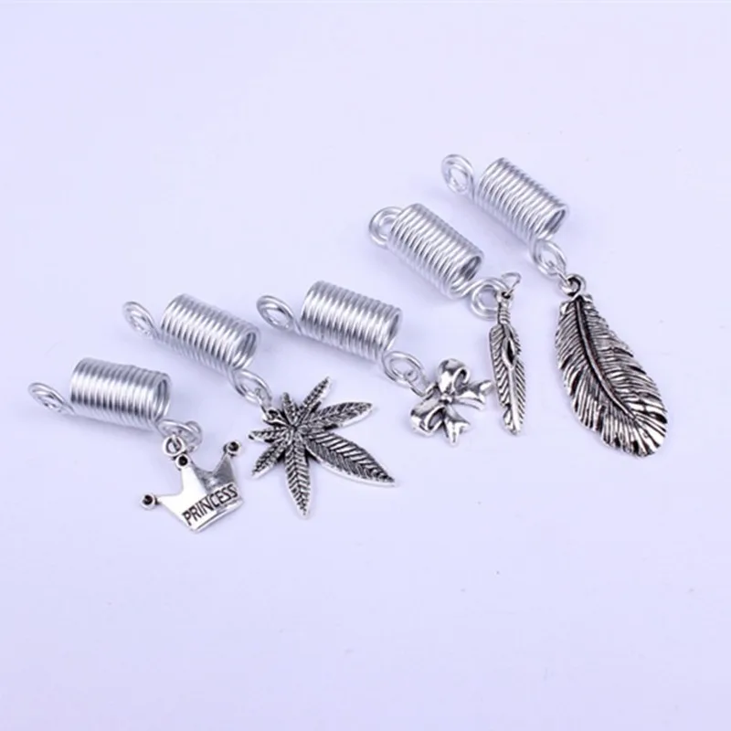 Набор серебряных колец для наращивания волос 5 шт. | Красота и здоровье