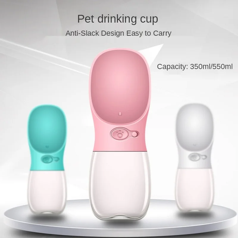 

350/550ML Portable Pet Dog Water Bottle Small Dog Travel Puppy Cat Drinking Bowl Outdoor Pet Water Dispenser Feeder Pet Supplies