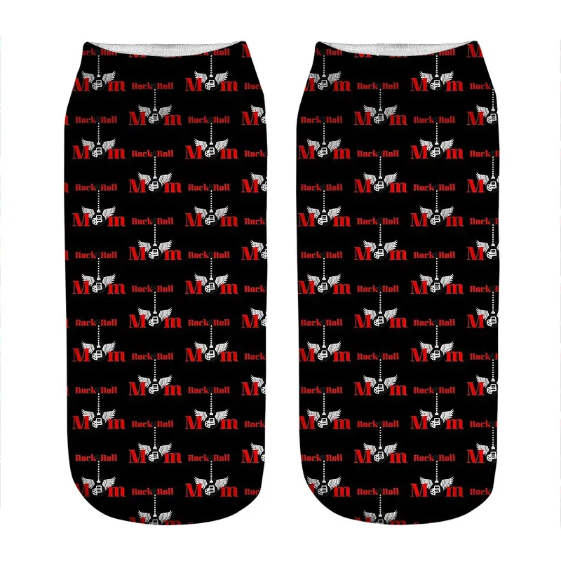 

Women's socks kawaii sleigh and black santa Printed Socks Women harajuku Happy Funny Novelty cute girl gift Socks for women