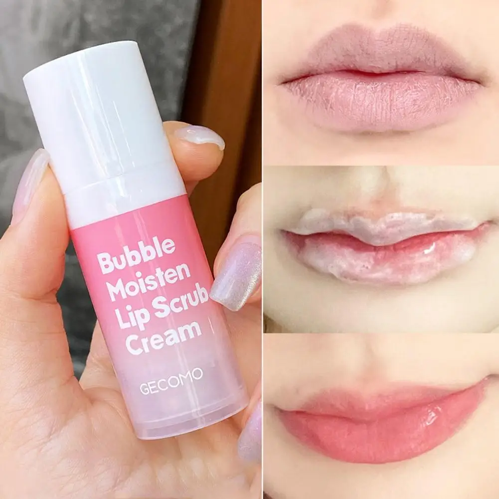 

Bubble Bouncing Lip Scrub Makeup Exfoliating Moisturizing Full Lips Lip Gloss Dead Skin Gel Removal Lip Scrub Cosmetics