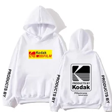 Японский хип хоп зимняя флисовая Толстовка Harajuku kodak куртки для