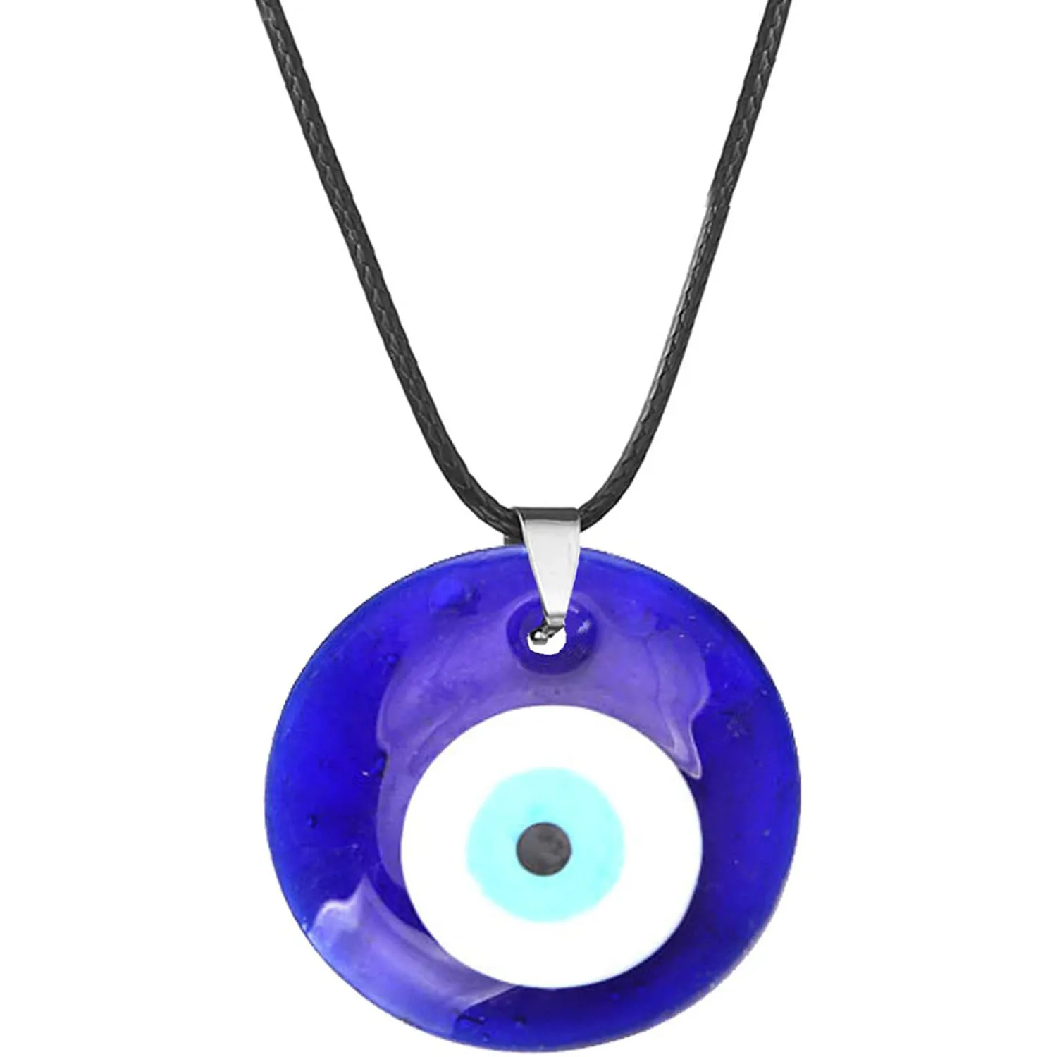 

Sea Blue Evil Eye Pendants Necklace For Women Men Glass Turkey Evil Eyes Lucky Necklace Choker Jewelry Accessories