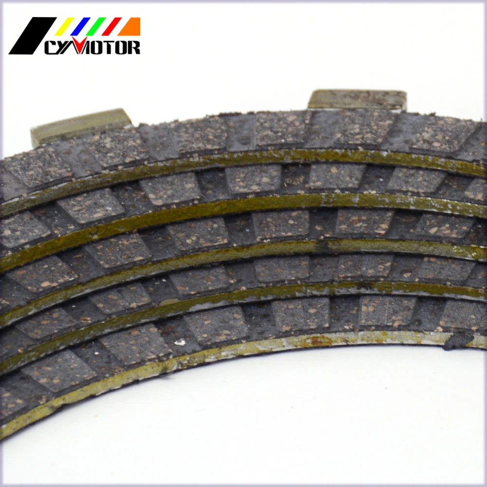 

5PCS Motocycle Clutch Friction Plates Disc Set For KAWASAKI EL250 EX250 EL EX 250 88 89 91 92 93 94 95 96 97 95 99 00 01 02-07
