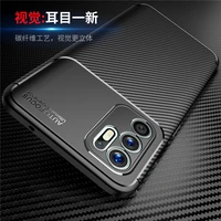 for oppo reno6 case rubber silicone funda silm carbon protective soft phone case for oppo reno 6 cover for oppo reno6 case