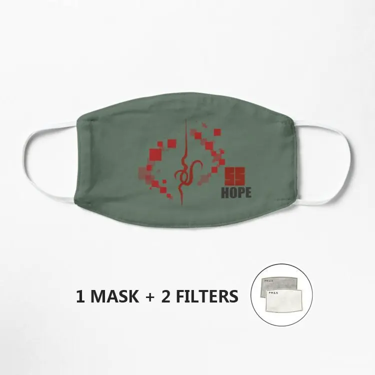 

Nagito Komaeda’s Mask Breathable Face Mas Cotton Streetwear Reusable Washable Dust-proof Mouth Cover Mask
