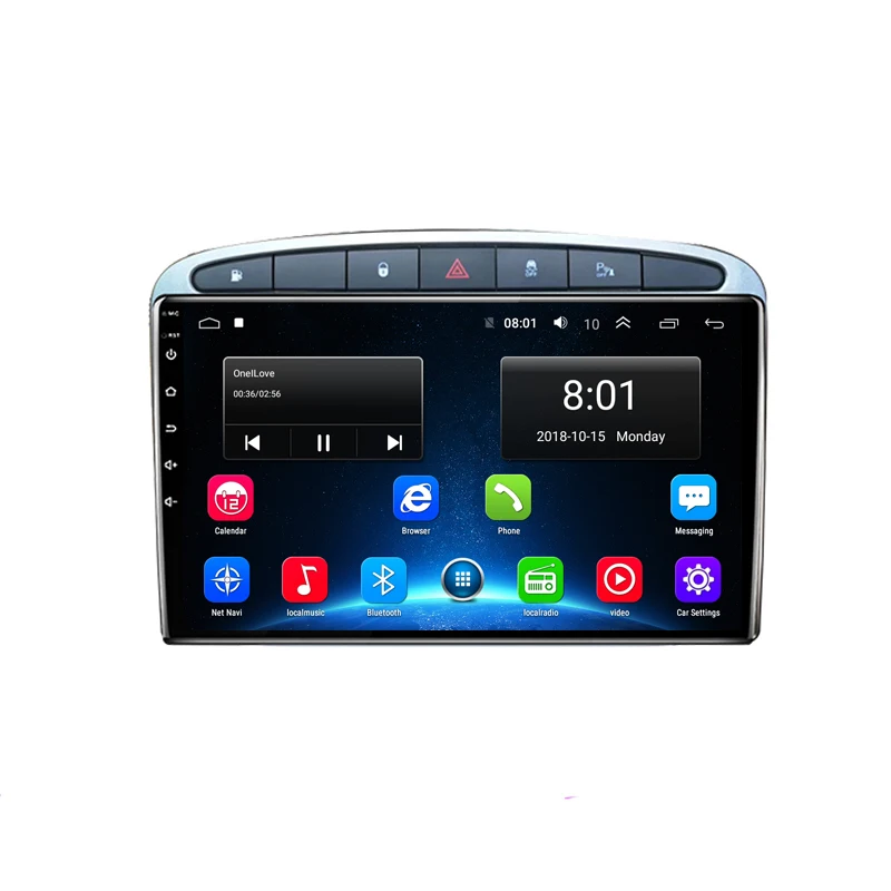 10," 2.5D ips Экран Android автомобильный DVD gps для PEUGEOT 308 2007-2013408 2011 2012 2013 радио аудио стерео головное устройство Wi-Fi