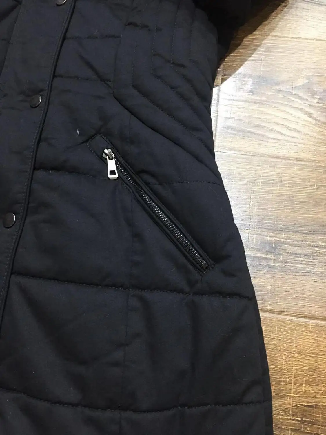 

women 100% cotton coat ladies long padding down jacket