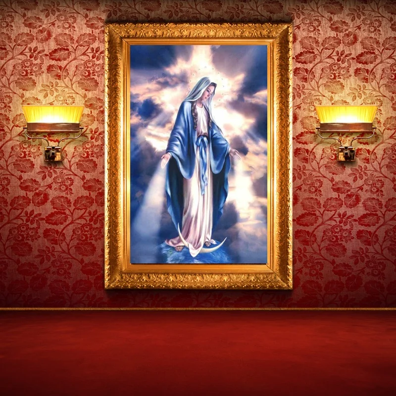 Картина из страз 5D &quotсделай сам&quot религиозный узор для рукоделия алмазная