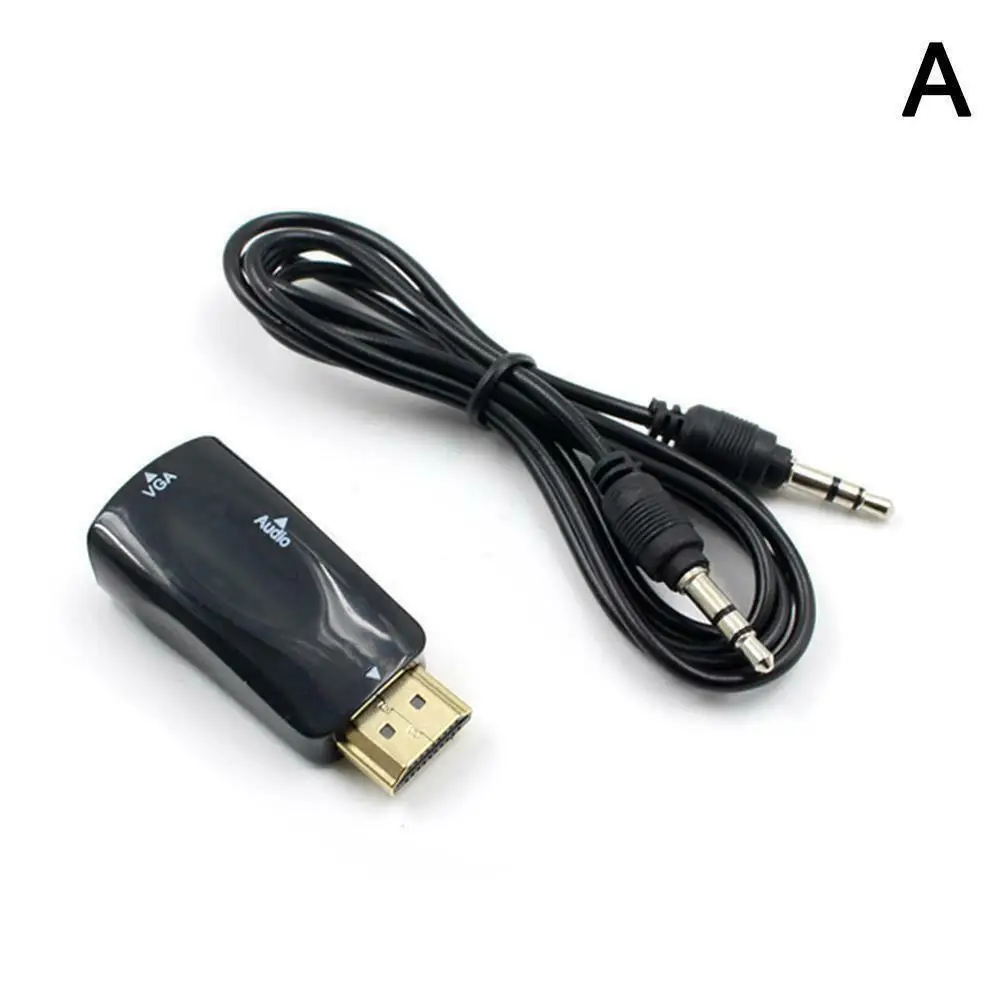 Преобразователь видеокабеля 1080p HDMI папа-VGA мама Ida + pter для персонального