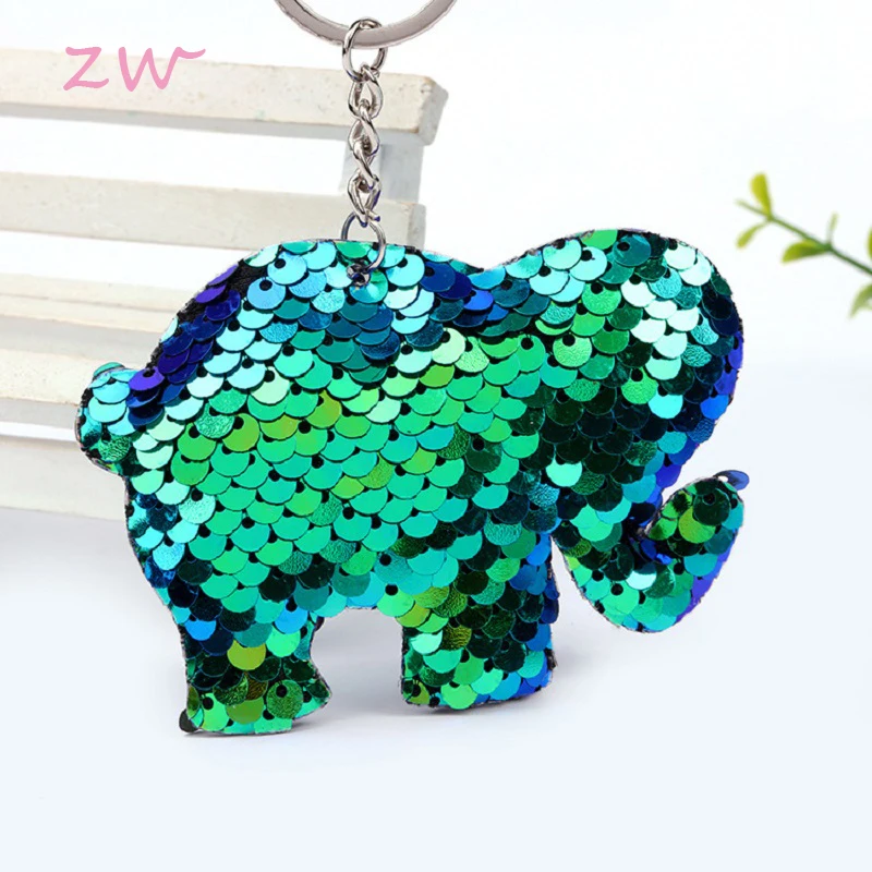 Брелок с блестками Слон брелок подвесками Украшение для автомобиля аксессуары