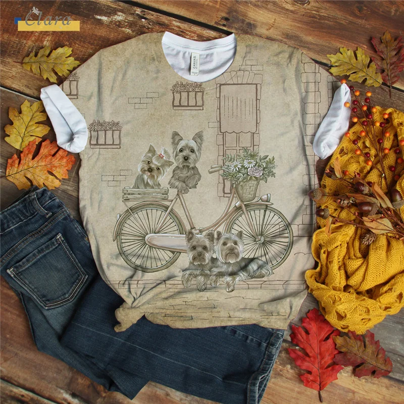 

2021 New Arrival Men T Shirt Full Anime Printing Fashion Short Sleeve Dog Harajuku Men Tees