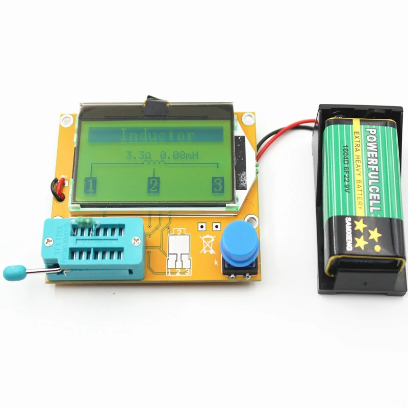 LCR-T4 ESR Meter Transistor Tester Diode Triode Capacitance SCR Inductance | Display Screen