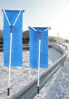193-640 см грабли на крышу для снега-30 градусов телескопическая система снега тканевая Регулируемая противоскользящая рейка на крышу грабли для снятия снега