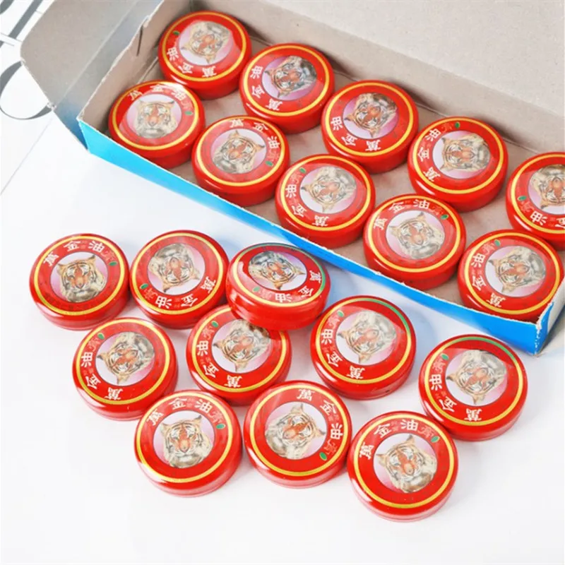

10pcs Chinese Tiger Balm Essential Oil Tiger Balm Anti-mosquito Anti-itch Summer Ointment for Relief Dizziness Remove Bad Smell