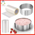 Регулируемое кольцо-мусс круглая и квадратная форма для выпечки из нержавеющей стали форма для выпечки Кондитерские десертные Аксессуары Инструмент для украшения торта ZXH