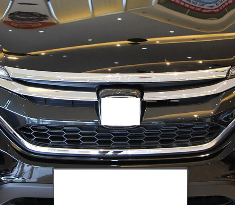 Для Honda CR V CRV 2015 2016 ABS Хром передний капот Гриль решетка Вокруг отделки