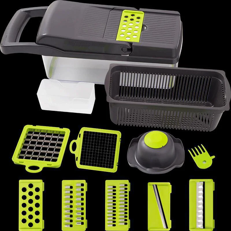 

Cut vegetables artifact multifunctional diced potato wire cutter grater household potato chips slice kitchen grater kitchen tool
