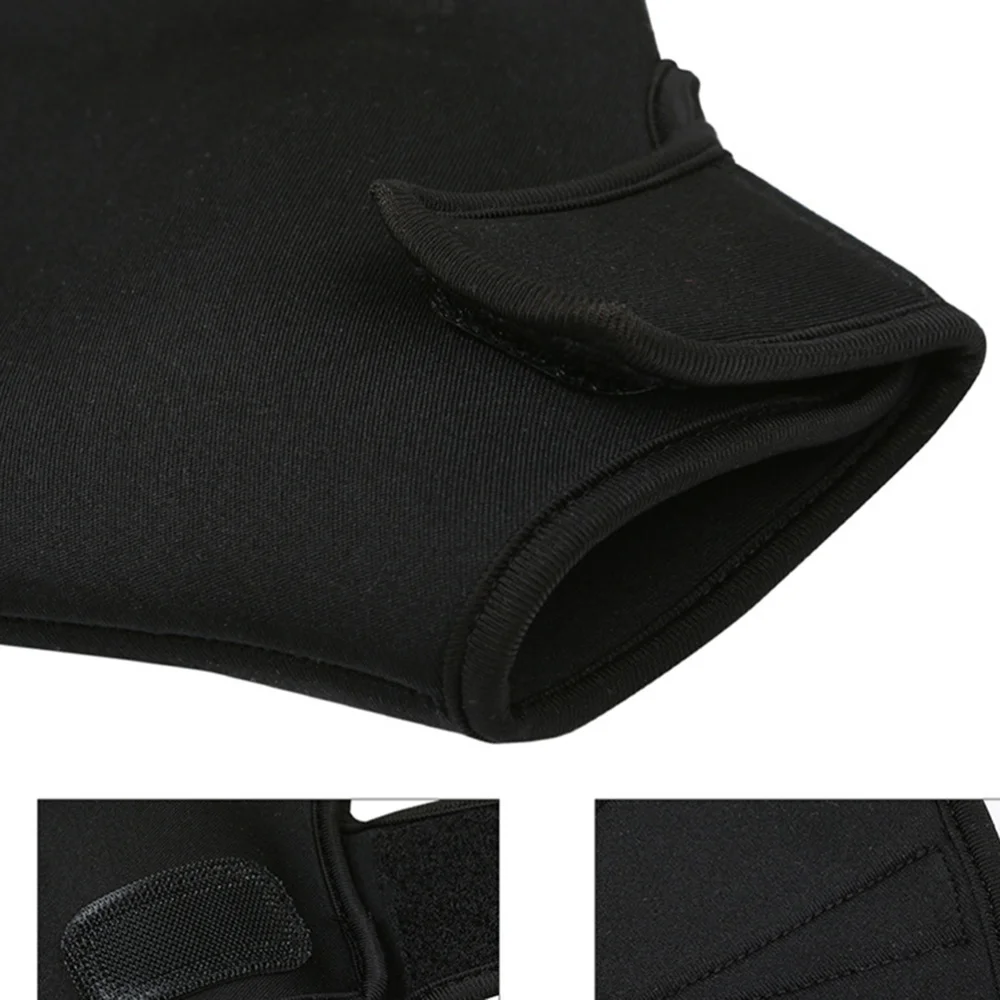 

1 Pair Swimming Webbed Aquatic Fit Traning Paddle Diving Size (Black)