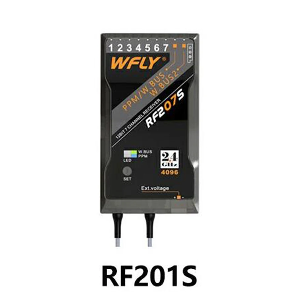 Радиоуправляемый приемник WFly RD201W WFR04S WFR06S WFR07S WFR09S RF207S RF201S 4/6/7/9CH 2 4G сигнал для