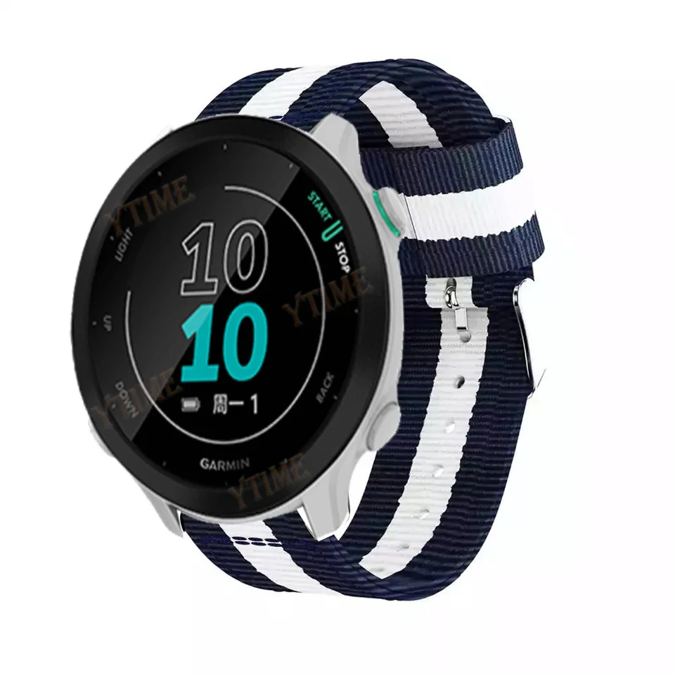 

Ремешок для часов Garmin шнур 2 Vivoactive 4 3 музыкальный наручный ремешок нейлоновый ремешок для наручных часов Forerunner 158 55 245 645/шнур SQ браслет