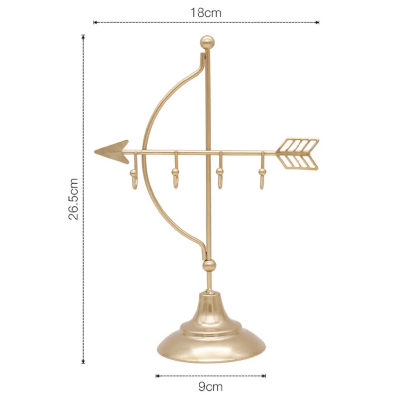 

Necklace Holder Watch Desk Decoration Bow Shape Jewelry Display Stand