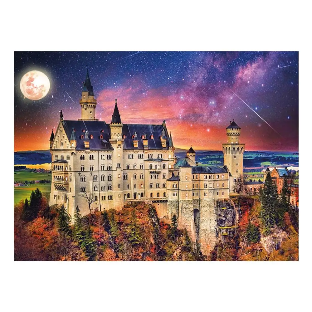 Алмазная мозаика 5D с мультяшным домом картина вышивкой украшение для