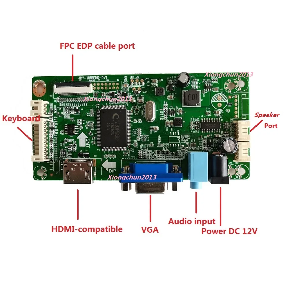 Драйвер для контроллера совместимый с HDMI экран 15 6 дюйма 1920X1080 |