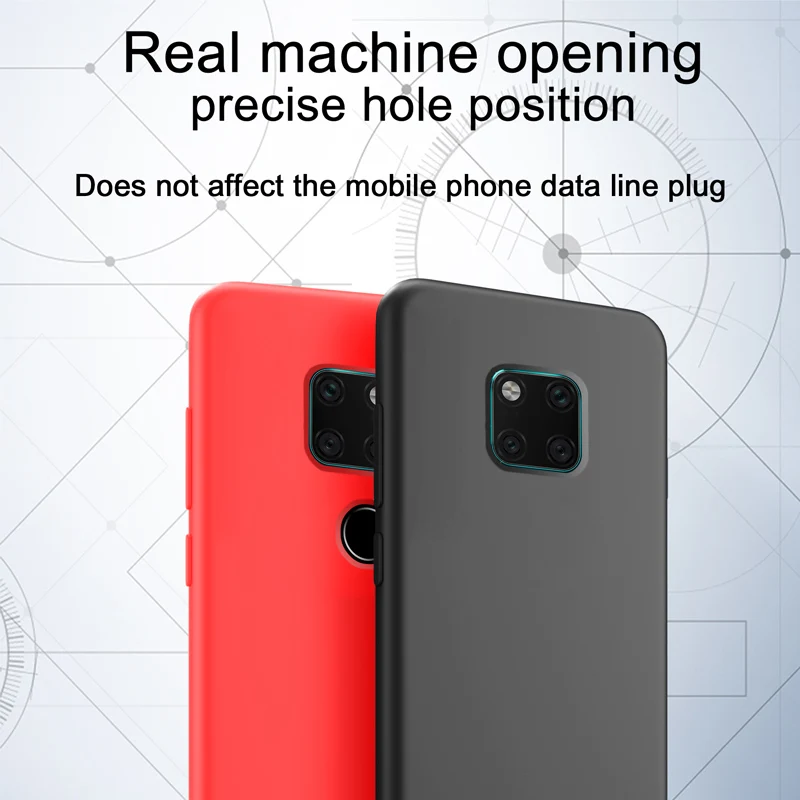 Для HUAWEI mate 20 Pro чехол Высококачественный Мягкий Силиконовый противоударный защитный чехол для HUAWEI mate 20 X чехол для телефона