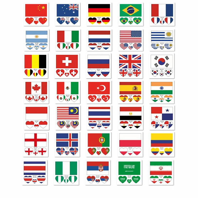 

Наклейки для лица с флагом, 3 шт., лицевые татуировки, Кубок мира, игры фанатов, Олимпийские игры, Польша, Англия, Украина, страна Сингапура, вр...