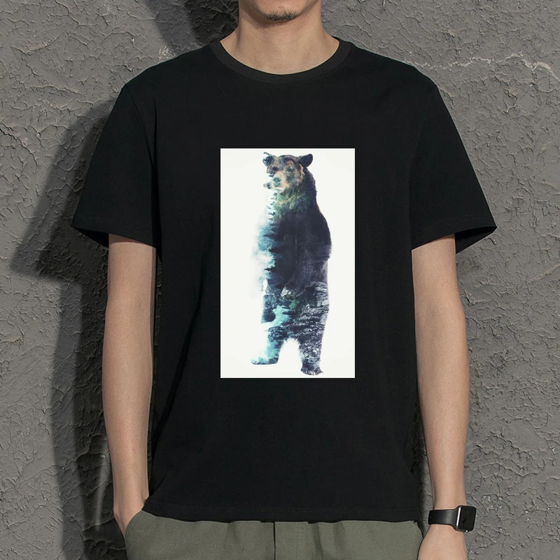 

Creative Picture In Picture Summer Trend Camisetas Hombre Verano Harajuku Alternative Clothing Cool Tide Graphic T Shirts Tops