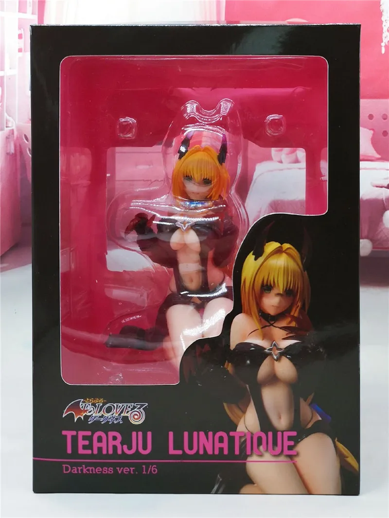 Аниме ЛЮБОВЬ RU сексуальная девушка Tearju Lunatique тьма ПВХ фигурка Коллекционная модель игрушки для детей Рождественский подарок