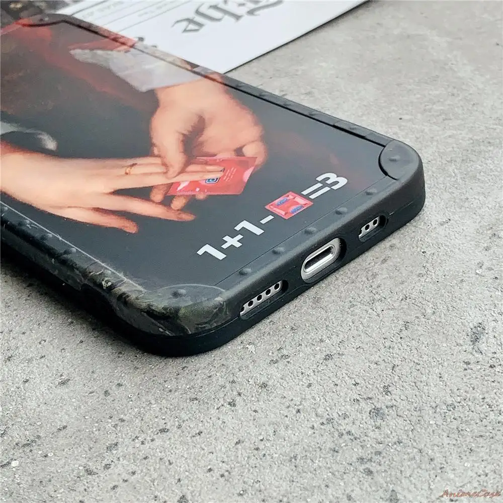 1 + 1-Durex = 3 чехол для телефона с надписью True love iPhone 13 12 11 Pro X XS Max XR 7 8 Plus защитный Ins
