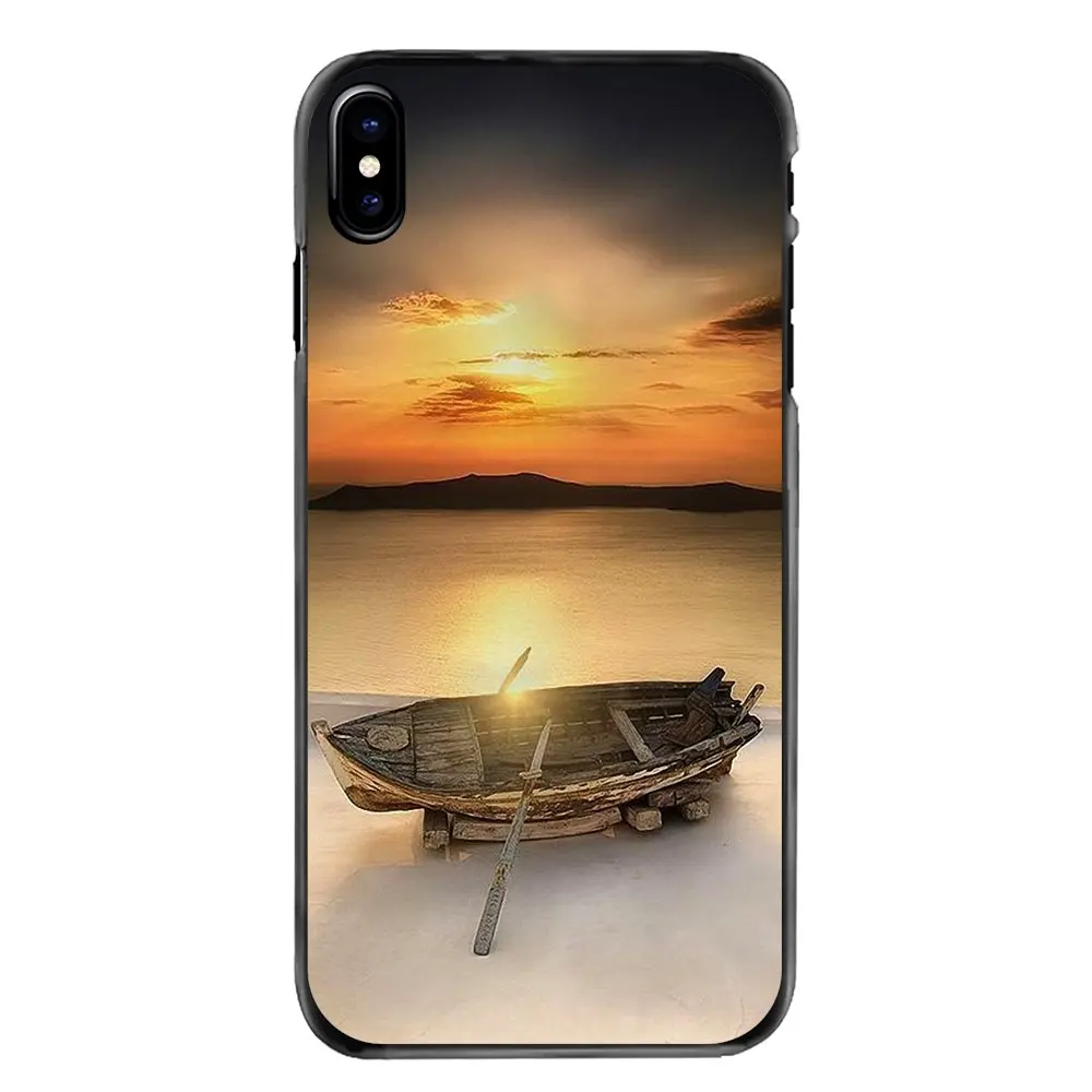 For Sony Xperia X XA XZ M2 M4 M5 C3 C4 C5 T3 E4 E5 Z Z1 Z2 Z3 Z5 Compact Oia Santorini Sea Greece Scenery vacation spot Covers |