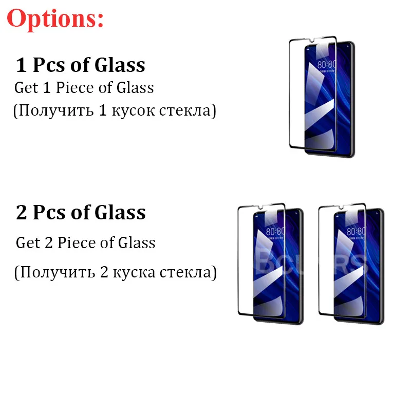 2 шт., защитное закаленное стекло для huawei P20 P30 P10 Lite Pro, Защита экрана для huawei Mate20 30 Lite, стекло для P Smart
