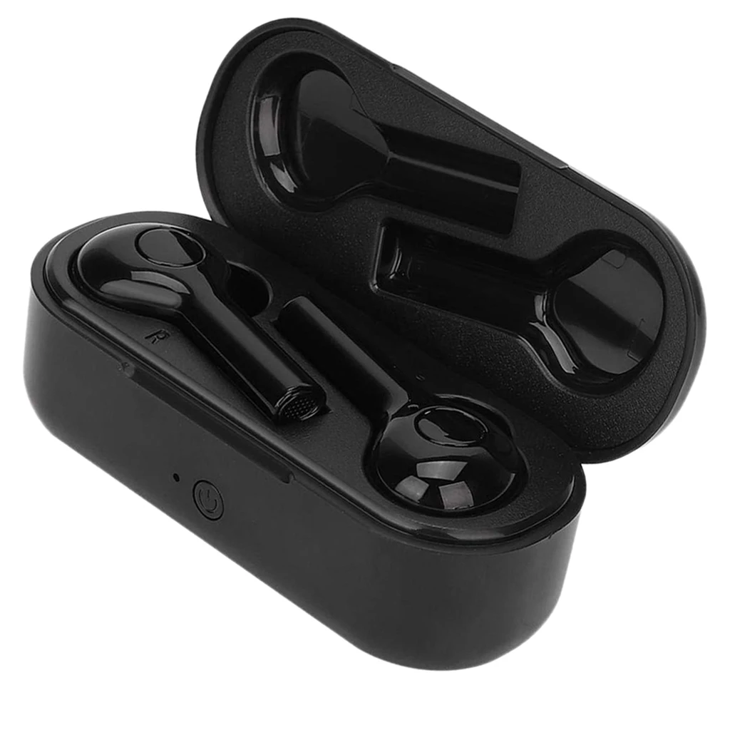 Black 75x23x30mm Портативный мини беспроводной Bluetooth в режиме реального времени голосовой переводчик наушники умный голосовой переводчик наушники мгновенный голосовой переводчик - Цвет: Black 75x23x30mm