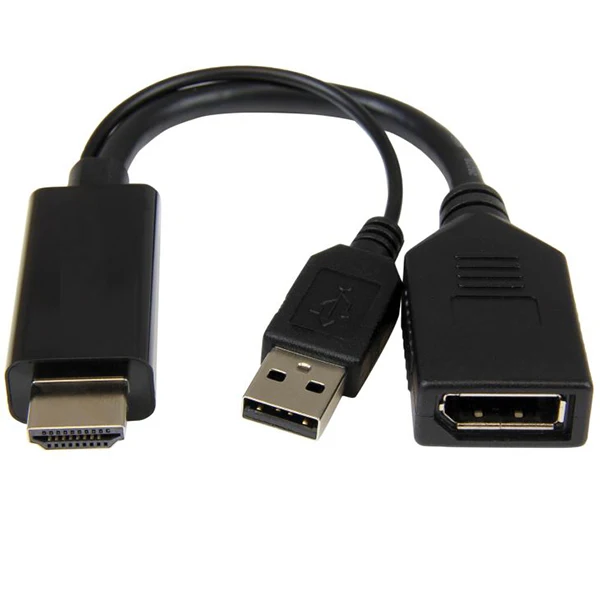 DisplayPort HDMI активный адаптер конвертер с USB2.0 кабель питания для монитора dell