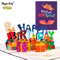 10 pack happy birthday card for wife mom dad kids pop up birthday gift 3d greeting cards