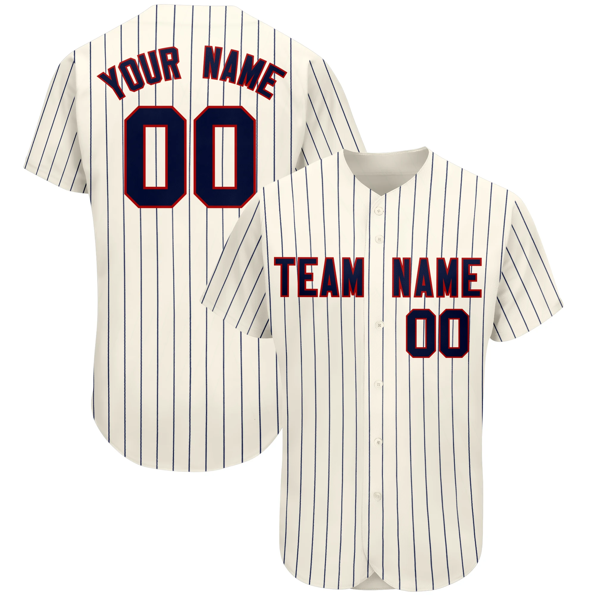 

Personalized Baseball Jersey Sew Your Name/Number Customized Any Colour for playing Mesh Athletic Sportswear for Boy/Girl/Kids
