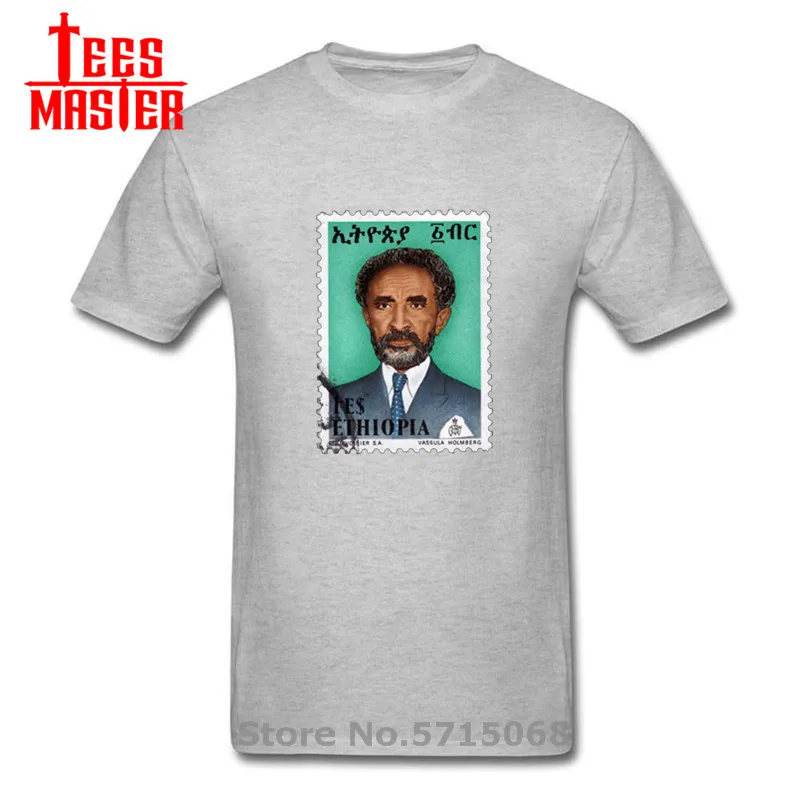 Новый Хайле Селассие император футболка Эфиопии герой Футболка растафари регги