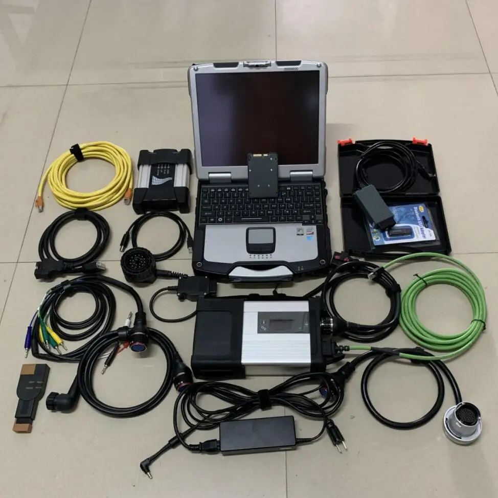 

3 в 1 Mb Star c5 для Bmw Icom Next 5054a полный чип Super Ssd ТБ программное обеспечение с диагностическим инструментом для ноутбука готовый к работе