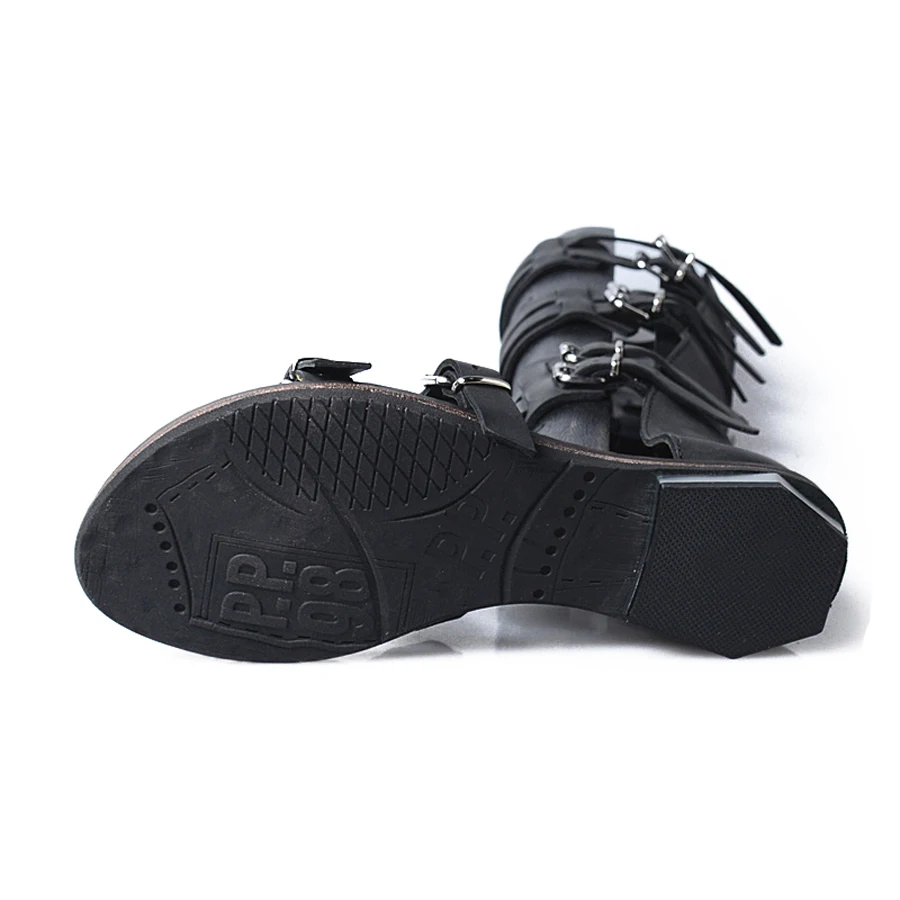 Босоножки Prova Perfetto женские из натуральной кожи высокие сандалии с ремешком и