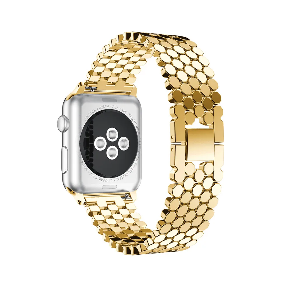 

Stainless Steel strap For Apple Watch Band 44mm 40mm iwatch SE 6 5 4 3 2 1 42mm 38mm link Bracelet wrist watchband belt