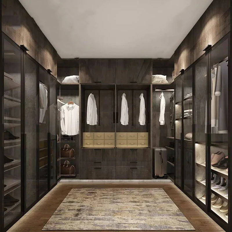 Фабрика современный меламин шкаф для хранения шифоньер Индивидуальный мебель