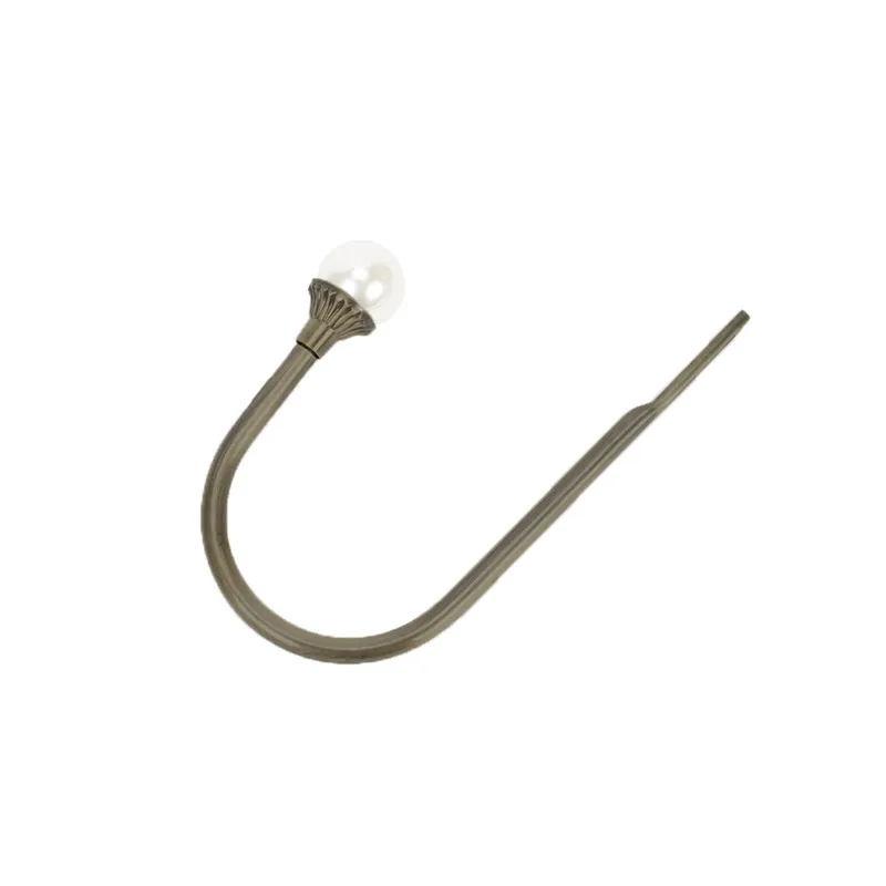 Большой со стразами и жемчугом Шторы держать с завязкой сзади крюк Держатель