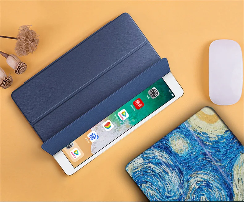 Для iPad Air 1 2 9,7 чехол из искусственной кожи Стенд Fundas для Air 3 10,5 дюймов(3rd Gen) A1474 A1566 Авто спящий умный чехол-книжка