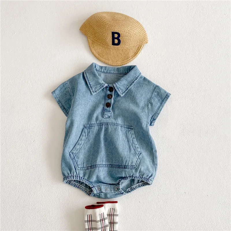 

Newborn Bodysuit Toddler Clothes Baby Girls Short Sleeve Jumpsuit Summer Rompers Kid Clothes Infant Clothing