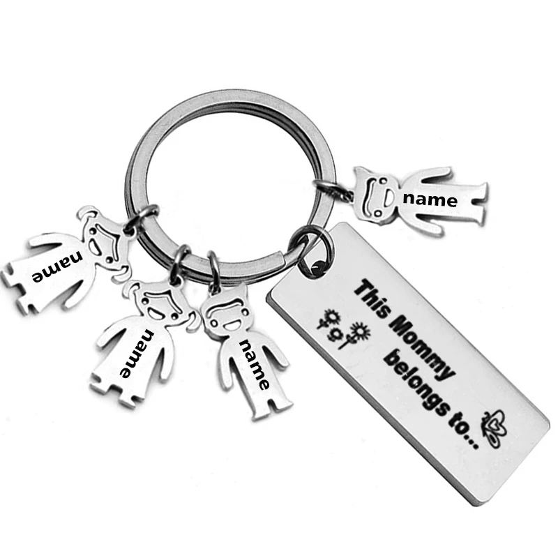 Рождественский стеклянный шар пользовательские Fathers Day брелок