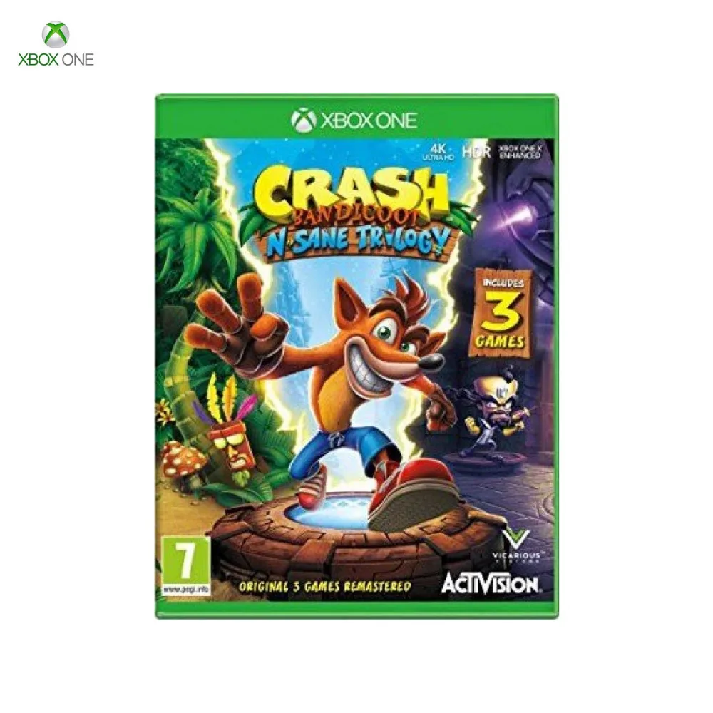 Игра для Xbox one Crash Bandicoot N’sane Trilogy (английская версия)|Игры консолей| |