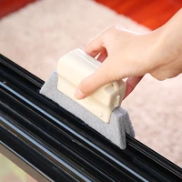 window groove cleaning brush cloth household window slot cleaner detachable door window corners and gaps track cleaning brushes