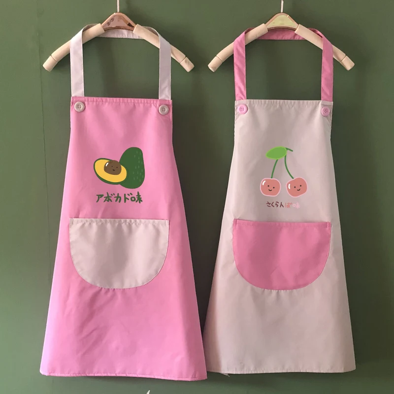 Кухонный Фартук красивый фартук с изображением фруктов вишни авокадо для женщин